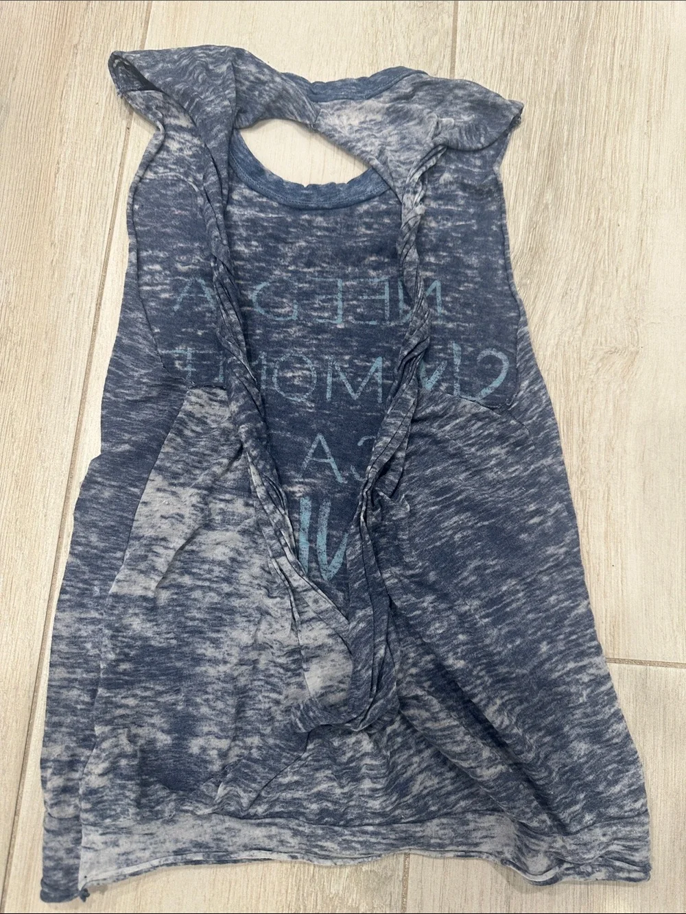 Vintage Havana Girls S Burnout Tank Top Need a Six Month Vacation Twice a Year